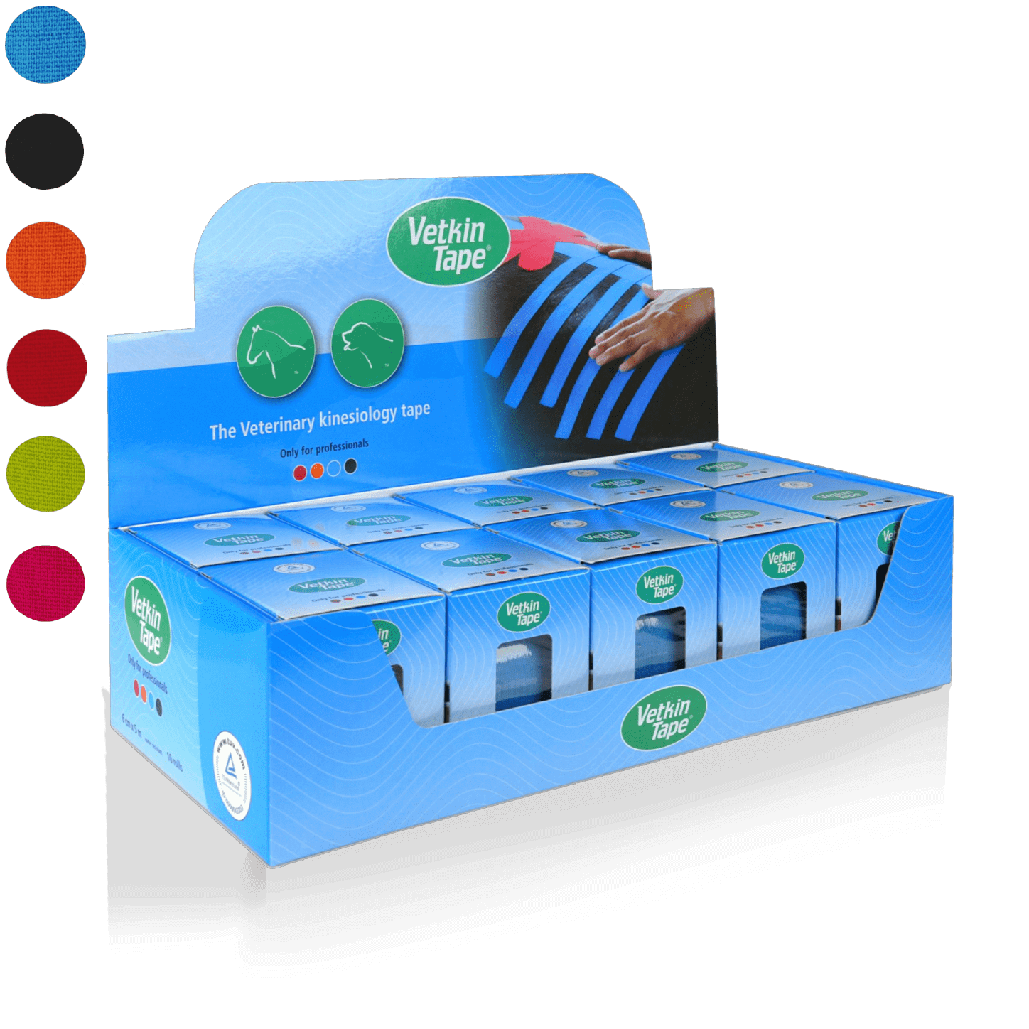 VetkinTape® 6cmDisplaybox (10 rolls)