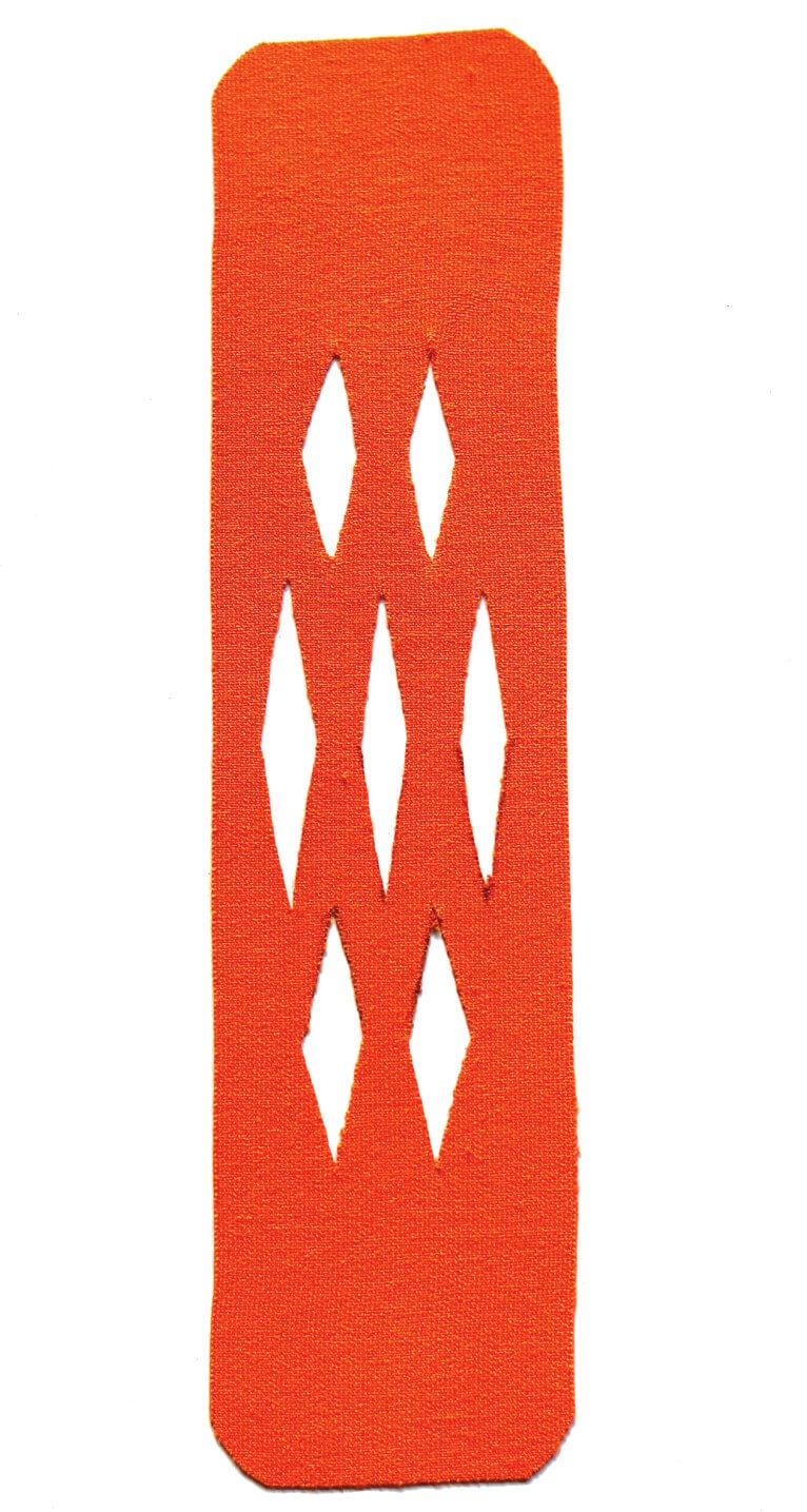Kinesio-Tape-Schnitt in Basket-Form