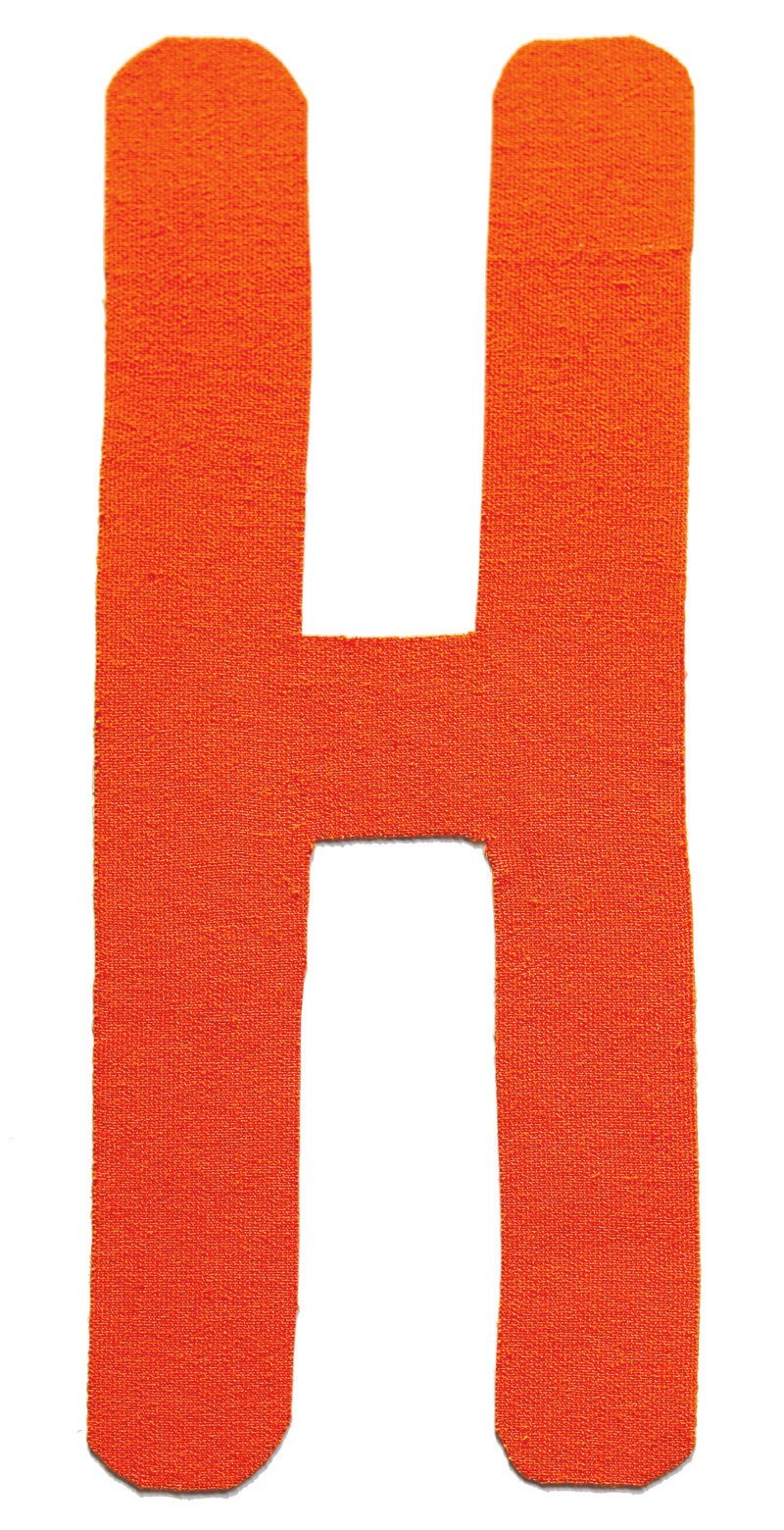 Kinesio-Tape-Schnitt in H-Form
