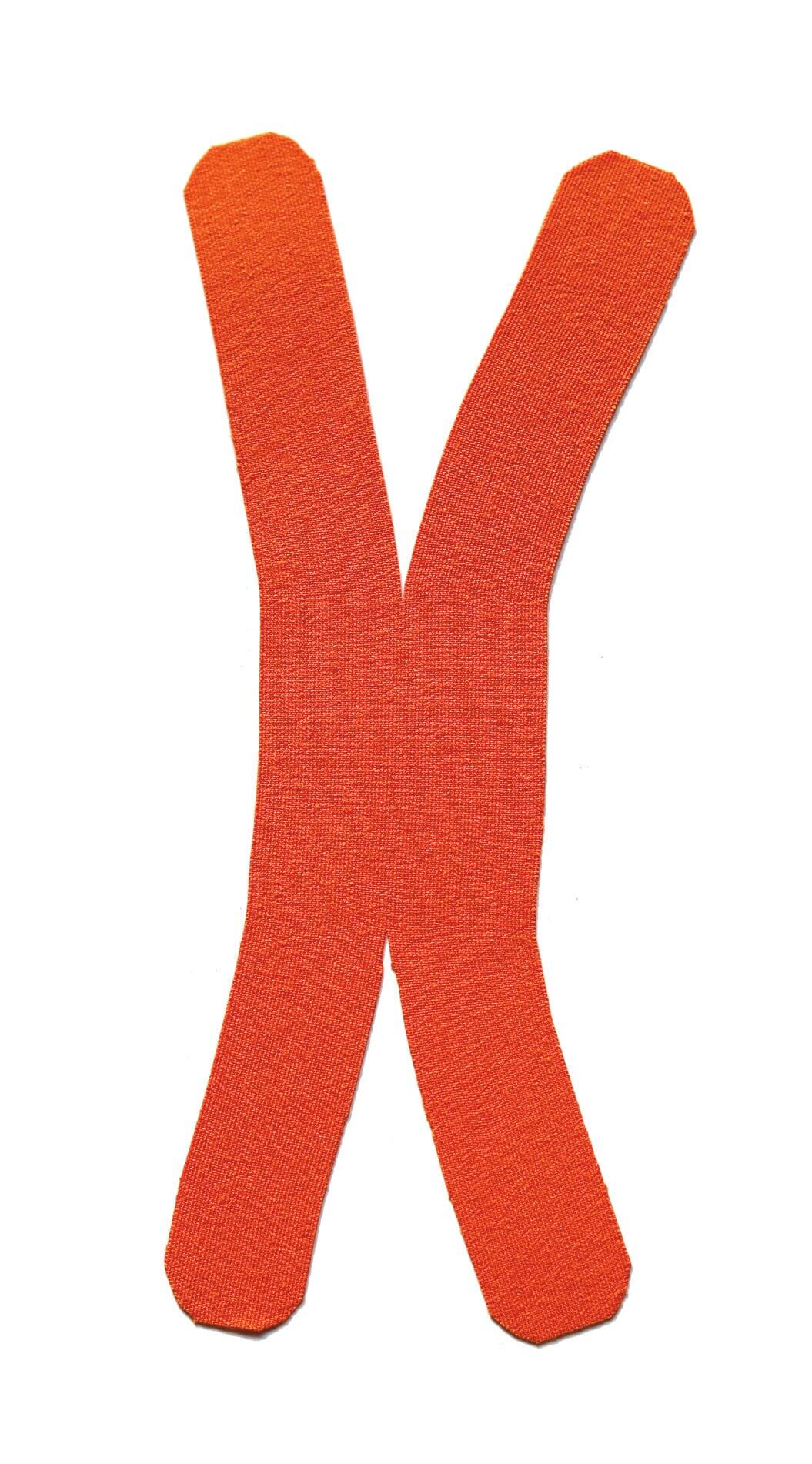 Kinesio-Tape-Schnitt in X-Form